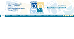 Desktop Screenshot of gladwellorthodontics.com